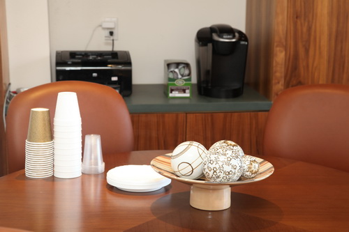 Private office desk